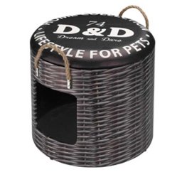EBI D&D PET-BOX MEDIUM RATTAN 35X34CM Domeček a taburet
