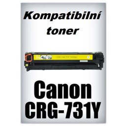Kompatibilní toner Canon CRG-731Y - yellow