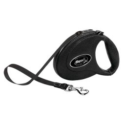 flexi Leather popruh M 5m černá kozí kůže 25kg