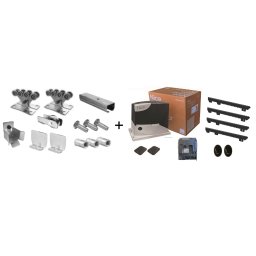 NICE ROAD 400 SZ KOMPLETNÍ SESTAVA PRO POSUVNOU BRÁNU DO 300KG/4M, CAIS KIT FERO SZ 02