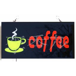 Reklamní LED panel "COFFEE" 43 cm x 23 cm