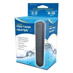 PENN PLAX CASCADE Mini Tank Heater 10W celoponorný plastový ohřívač do 19l