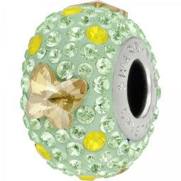 Přívěsek Butterfly BeCharmed Peridot