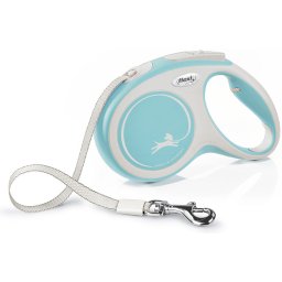Páskové vodítko Flexi COMFORT M 5 m, 25 kg různé barvy Barva: akvamarínová