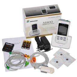 PŘENOSNÝ OXYMETR a EKG M800 s rozšířenou výbavou