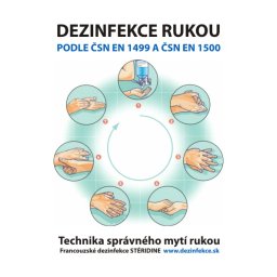 DEZINFEKCE RUKOU DLE ČSN
