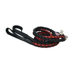 COBBYS PET Vodítko kožené pletené 12mm /120cm