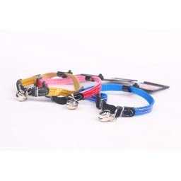 COBBYS PET Obojok Reflex CAT nylon s bezpečnostní gumičkou 10mm/21-30cm