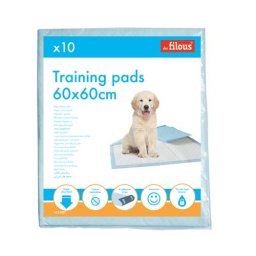 LES FILOUS PET PADS 60x60cm 10ks absorbční podložky pro štěňata