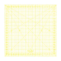 Rastrové pravítko 30x30cm M3030-YW žluté