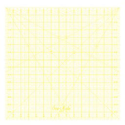 Rastrové pravítko 15"x15" E1515-YW žluté