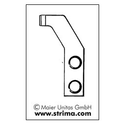 Pevný nůž odstřihu nití MN50A0838 MAIER