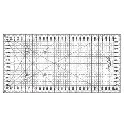 Rastrové pravítko pro patchwork 16x32cm, černé TEXI 4065