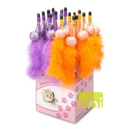 EBI CAT FISHING ROD TICKLE FUN 40cm/purp-orange/16pcs/display