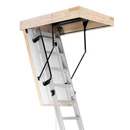 Aluprofi Extra - hliníkové půdní schody Oman Rozměr: 550x1400mm