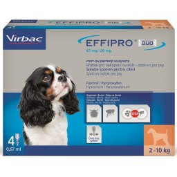 Effipro DUO Spot On Dog S 4 x 0,67 ml