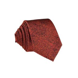 Pánská červená vzorovaná slim kravata - 6 cm