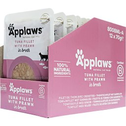 Applaws tuňák a krevety MULTIPACK - kapsička 12x70 g