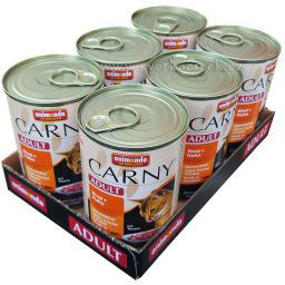Carny Adult MULTIPACK hovězí a kuřecí - konzerva pro kočky 6x400 g