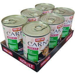 Carny Adult MULTIPACK hovězí, krůta a králík - konzerva pro kočky 6x400 g