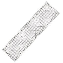 Rastrové pravítko na patchwork 16x60cm M1660-BK černé
