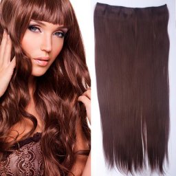 Girlshow Clip in vlasy - 60 cm dlouhý pás vlasů - odstín 33