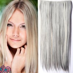 Girlshow Clip in vlasy - 60 cm dlouhý pás vlasů - odstín F6/613