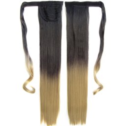 Girlshow Culík, cop s omotávkou rovný OMBRE - odstín Black T 24