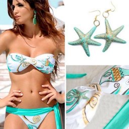 V&V Dámské dvoudílné plavky Ocean Star - S