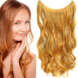Girlshow Flip in vlasy - vlnitý pás vlasů 55 cm - odstín 144