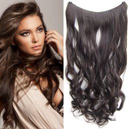 Girlshow Flip in vlasy - vlnitý pás vlasů 55 cm - odstín 6