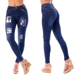 V&V Dámské jeans s nášivkami - Fashion - 26