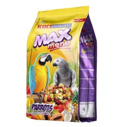 KIKI MAX Menu Parrots 1kg krmivo pro velké papoušky