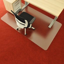 Průhledná ochranná podložka pod židli na koberec FLOMA OCMat Profi - 200 x 120 x 0,2 cm