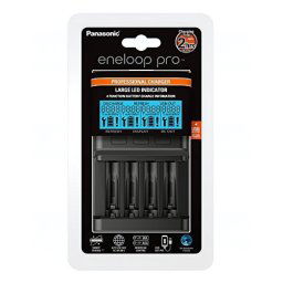 Panasonic BQ-CC65 nabíječka akumulátorů, LCD, USB, EKO, bez baterií