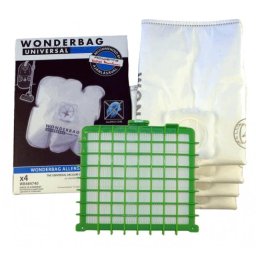 Originální sáčky ROWENTA Wonderbag WB484740 a HEPA filtr omývatelný sada 4+1ks