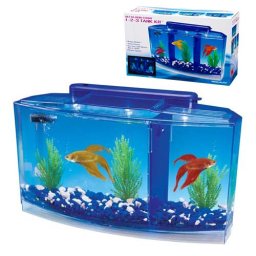 PENN PLAX Akvárium Deluxe pro betty 2,7l+LED osvětlení