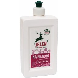 Jelen na nádobí Brusinka s balzámem na ruce 500ml