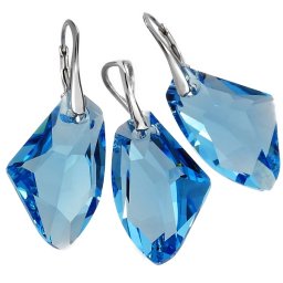 Stříbrná souprava Galactic Aquamarine