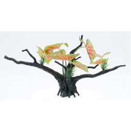 PENN PLAX Rostl.umělá 35 cm Green/Red Leaf Driftwood