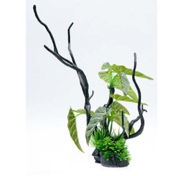 PENN PLAX Rostl.umělá 38 cm Green Leaf Driftwood
