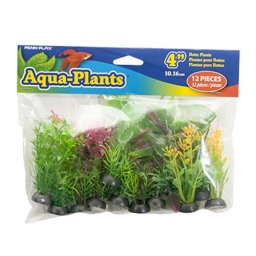 PENN PLAX Umělé rostliny Betta 10,16 cm barevné 12ks sada