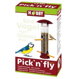 HOBBY Pick`n`fly - Bird Feeder, krmítko pro ptáky - červené
