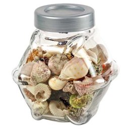 HOBBY Sea Shells decorative glass L 1L- dekorativní sklo