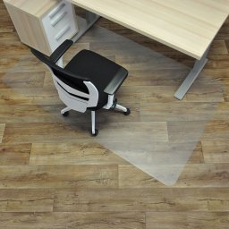 Průhledná ochranná podložka pod židli na hladké povrchy FLOMA OCMat Profi - 183 x 120 x 0,15 cm