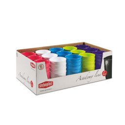 STEFANPLAST Barevný plastový květináč Academy pot Lux - průměr 11cm