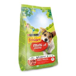 FRISKIES GP 1,5kg Mini Menu s hovězím a obilovinami