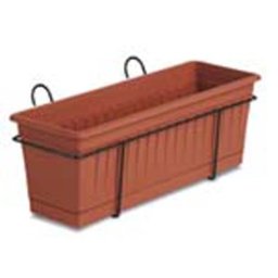 STEFANPLAST Závěsný set plastový truhlík s miskou Venezia 50cm