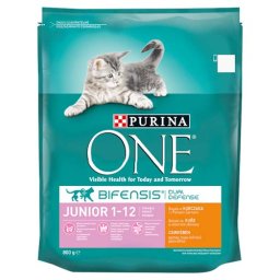 Purina ONE 800g Junior s kuřecím a celozrnnými obilovinami