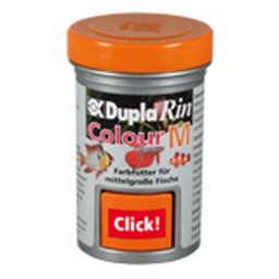 DuplaRin Colour M 65 ml krmivo pro středně velké ryby, dávkovač